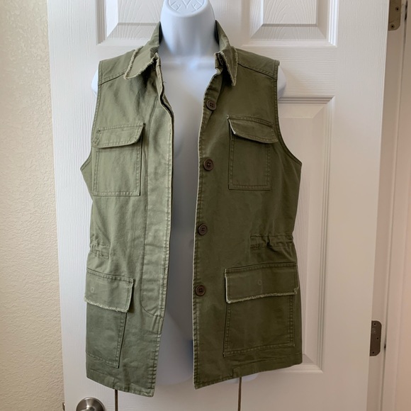 Fate Distressed Utility Vest - NWOT - Picture 2 of 7